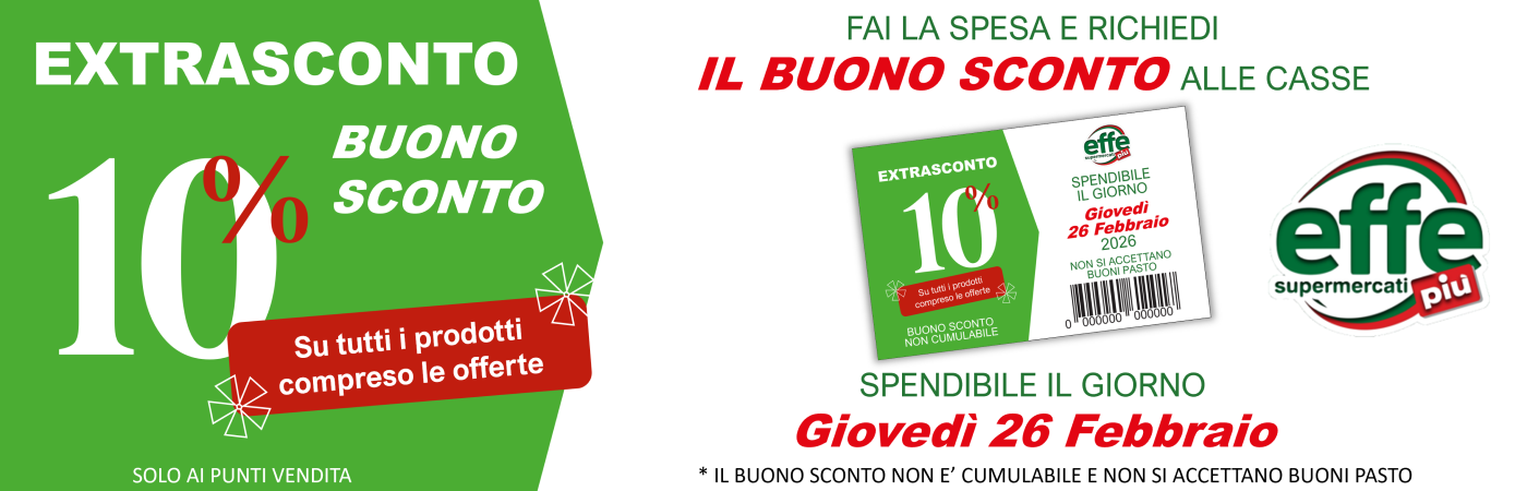 10% sconto