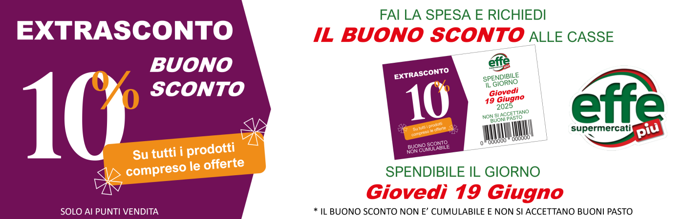 10 % sconto