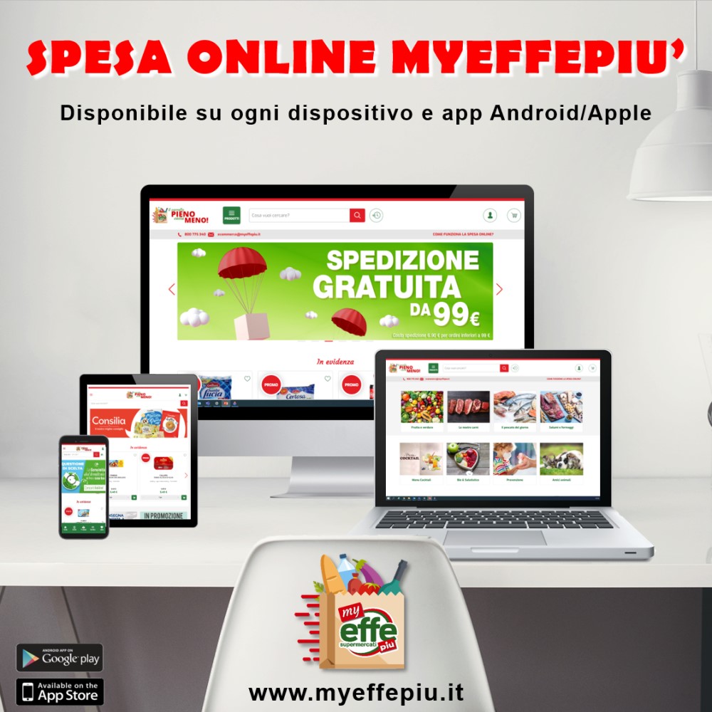 disponibile su web e app